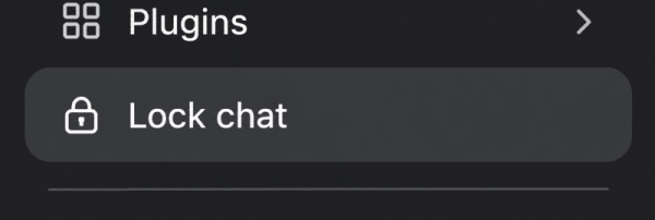 ChatGPT Lock chat