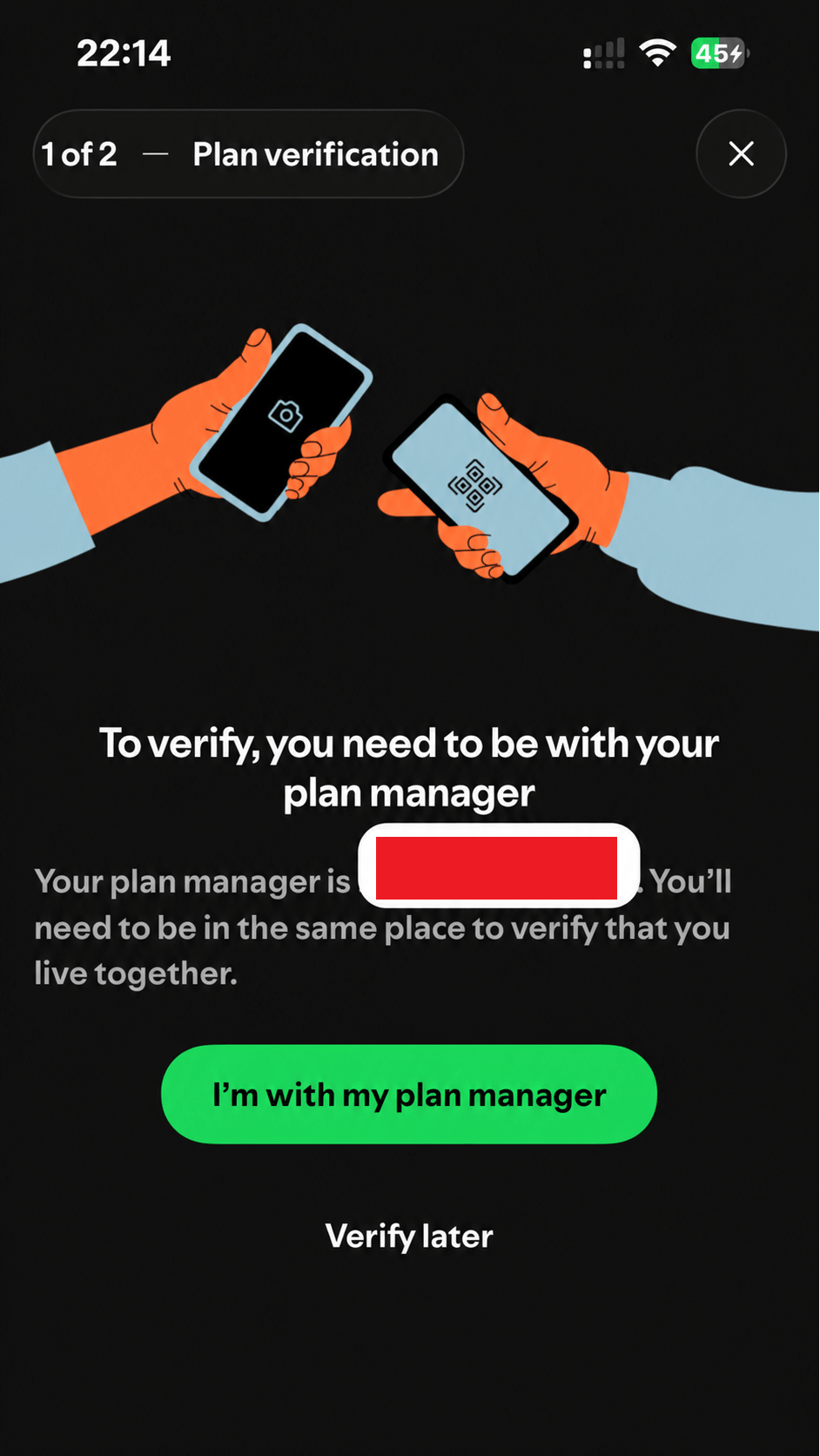 Spotify Plan verification